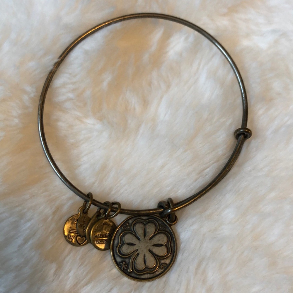 Alex & Ani Four Leaf Clover Charm - Silver